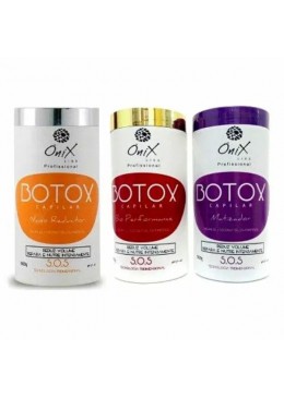 Trio Botox Capilar Treatment Kit 3x1kg - Onix Liss Beautecombeleza.com