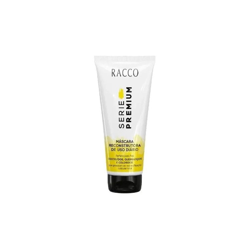 Máscara Reconstrutora de Uso Diário Tratamento Serie Premium 200g - Racco Beautecombeleza.com