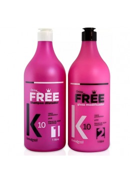 Free K10 Moisturizing Progressive Brush Formol Free Strenghtening Kit 2x1L - Onixx Beautecombeleza.com