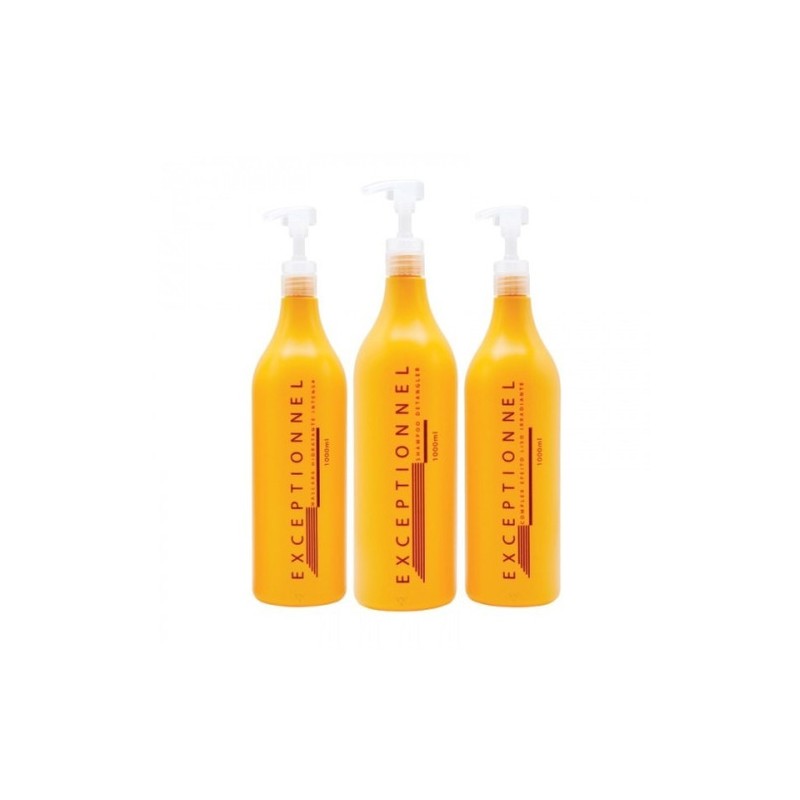 Escova Progressiva Exceptionnel Original 3x1000ml - Felithi Beautecombeleza.com