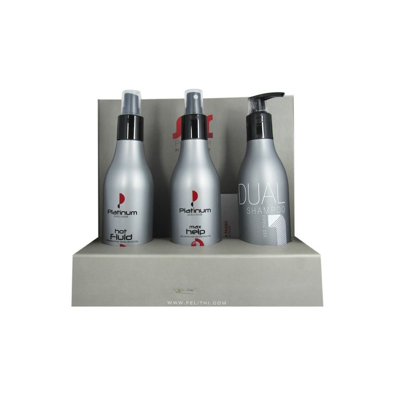 Kit Sos Felithi Platinum Intense Repair Reconstructor - Felithi Beautecombeleza.com