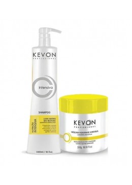 Kit Intensiva Shampoo 1 L + Máscara 550 g - Kevon Beautecombeleza.com