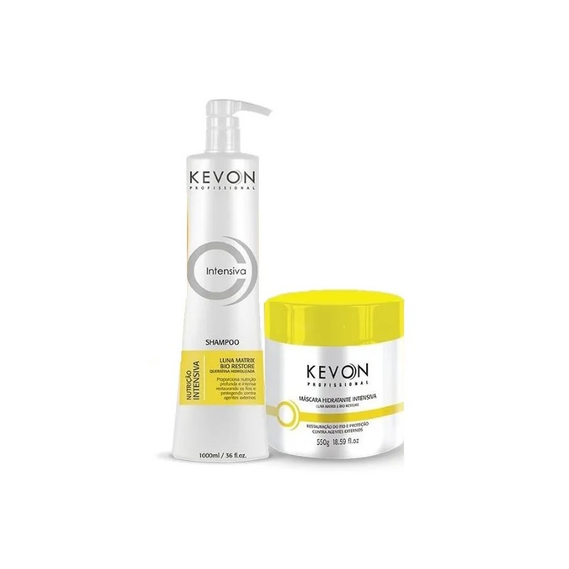 Intensive Professional Kevon Kit Shampoo 1l + Mask 550g - Kevon Beautecombeleza.com