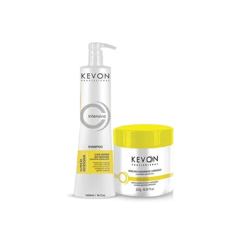 Kit Intensive Shampoo 1L + Masque 550 g - Kevon Beautecombeleza.com