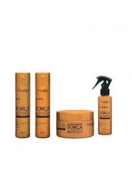 FORÇA - Crescimento & Resistência Kit 4 Itens - Acquaflora Beautecombeleza.com