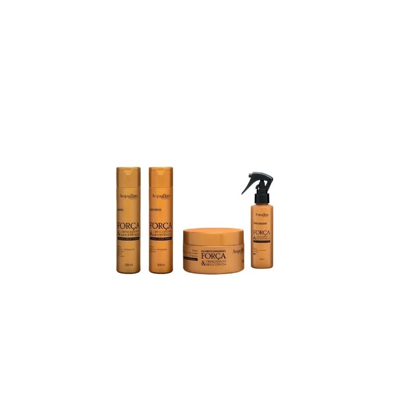 FORÇA - Crescimento & Resistência Kit 4 Itens - Acquaflora Beautecombeleza.com FORÇA - Crescimento & Resistência Kit 4 Itens - Acquaflora Beautecombeleza.com