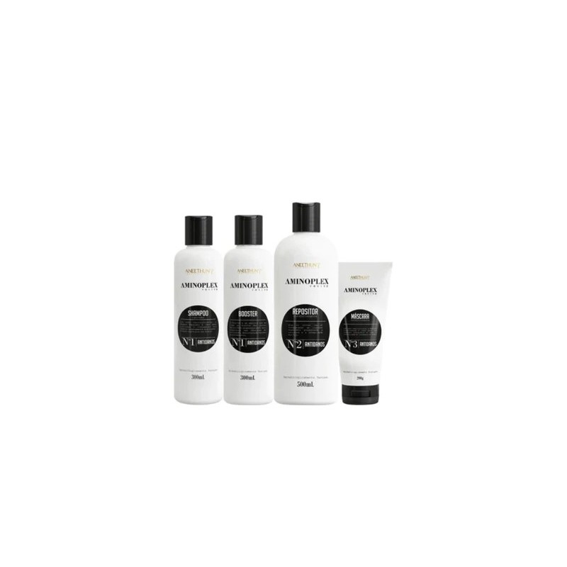 Aminoplex Protection Hair Strength Relieve Treatment Kit 4 Itens - Aneethun Beautecombeleza.com Aminoplex Protection Hair Strength Relieve Treatment Kit 4 Itens - Aneethun Beautecombeleza.com