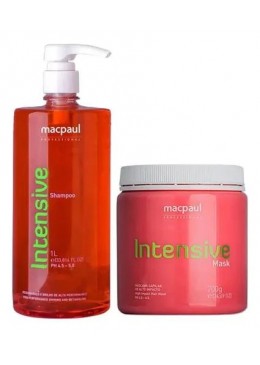 Mac Paul Intensive Kit Shampoo E Mascara Macpaul Original - Macpaul Beautecombeleza.com
