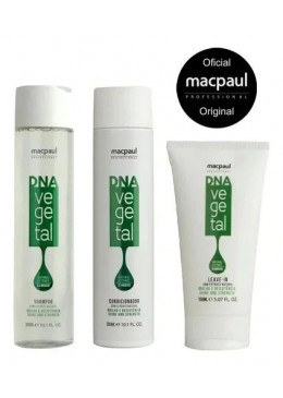 Anti frisottis DNA Végétal Mac Paul Kit 3 itens - Macpaul Beautecombeleza.com