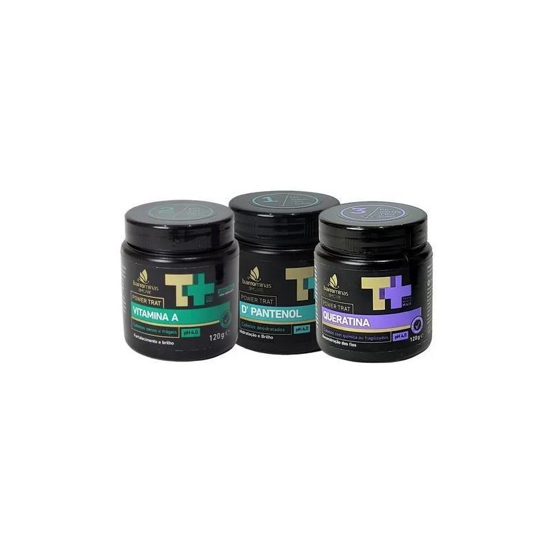 Chronogram Capillary Clay Mines Masque Power T +  Kit 3  - Barrominas Beautecombeleza.com