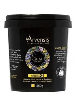 Arvensis Natural Curls Mask 2 in 1 450g - Arvensis Beautecombeleza.com