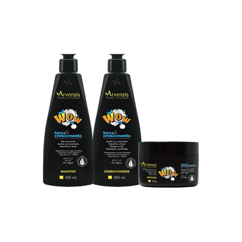 Wow Force et Croissance Kit 3 - Arvensis Beautecombeleza.com