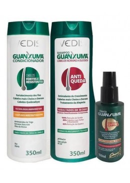 Kit Guanxuma Shampoo Condicionador E Tônico Capilar - Vedis 
Beautecombeleza.com