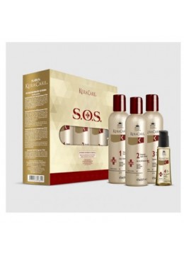 KeraCare SOS Reconstrução Extrema Kit 4 Produtos - Avlon Beautecombeleza.com