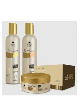 KeraCare Intensive Restorative Hair Treatment Maintenance Kit 3 Itens - Avlon Beautecombeleza.com