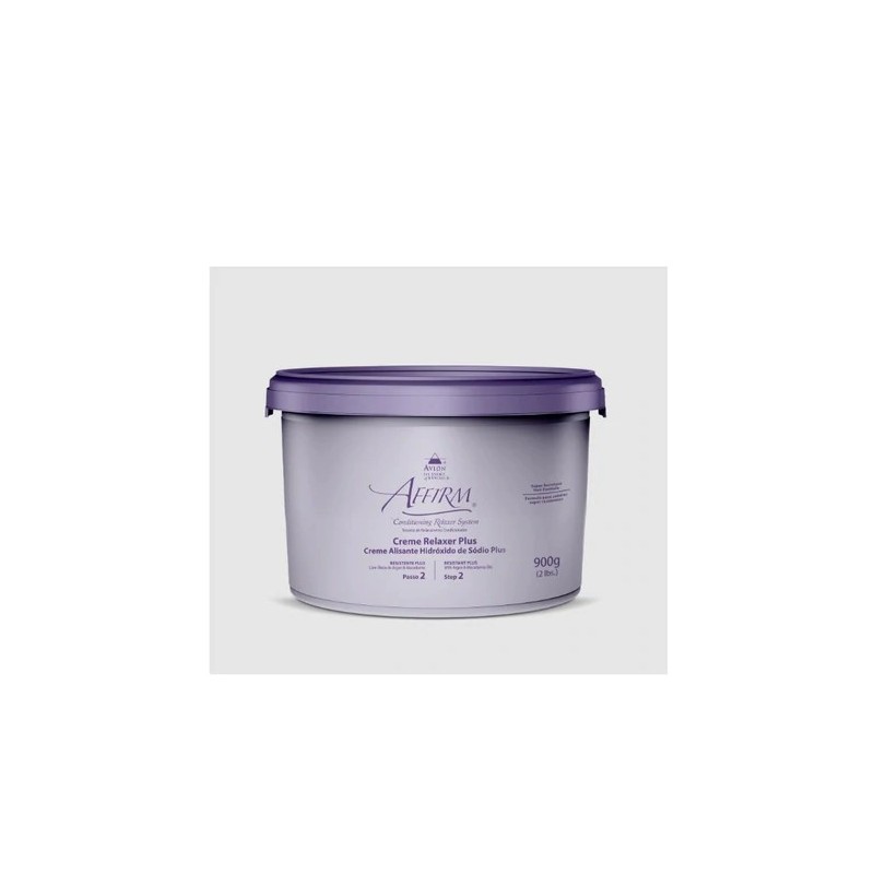 Affirm Creme Alisante Hidróxido de Sódio Resistente Plus 900g - Avlon Beautecombeleza.com