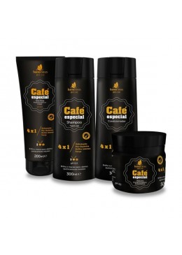 Coffee Special Home Care Hair Maintenance Treatment Kit 4 Itens - Barrominas Beautecombeleza.com