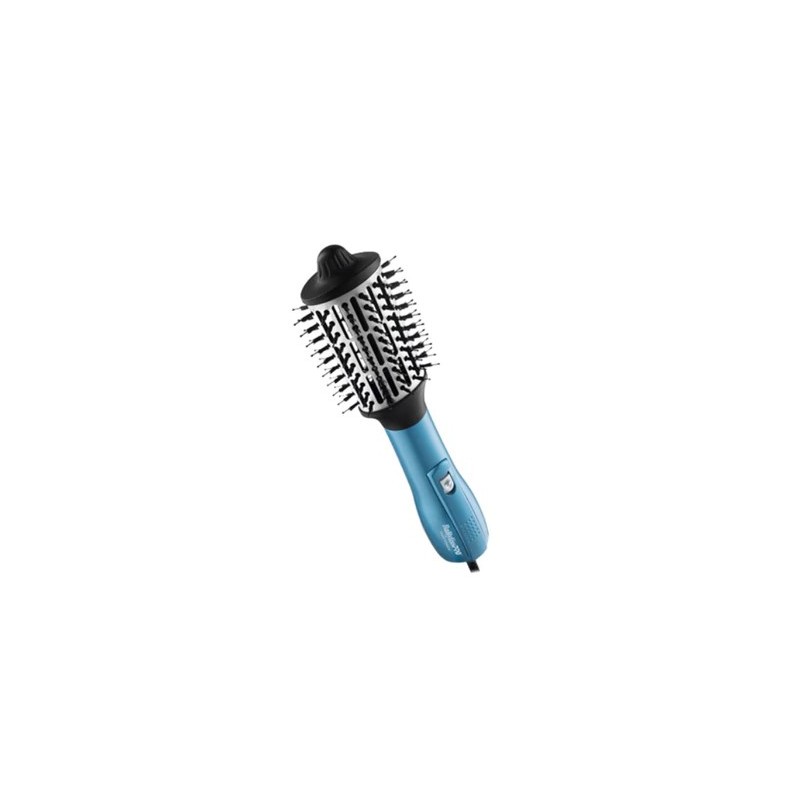 Hot Air Nano Titanium Styling Brush Hair Frizz Reducer Detangling 220V - Babyliss Beautecombeleza.com