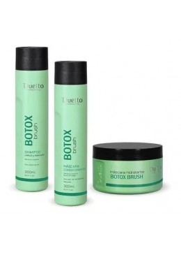 Kit Botox Brush Shampoo, Condicionador e Máscara - Duetto Beautecombeleza.com