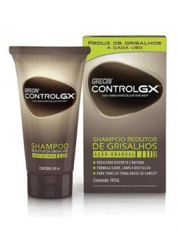 Shampoo Grecin Control Gx Redutor De Grisalhos 147ml - Grecin Beautecombeleza.com