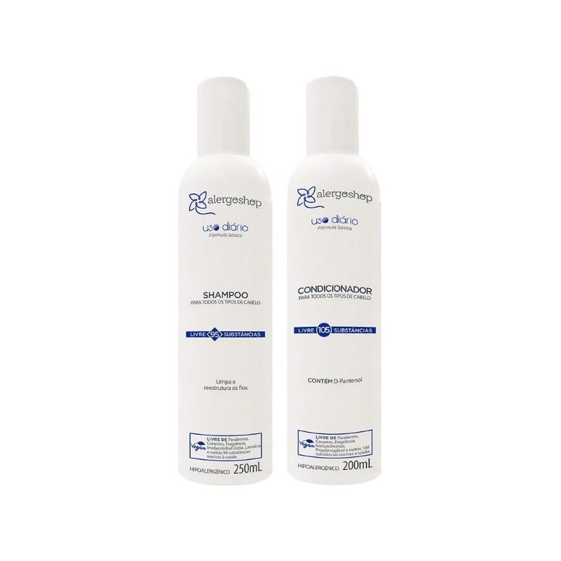 Shampoo Conditioner Hypoallergenic Alergoshop Daily - Alergoshop Beautecombeleza.com