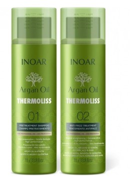Thermoliss Argan Oil Lissage Brésilien Kit 2 Produits - Inoar 
 Beautecombeleza.com