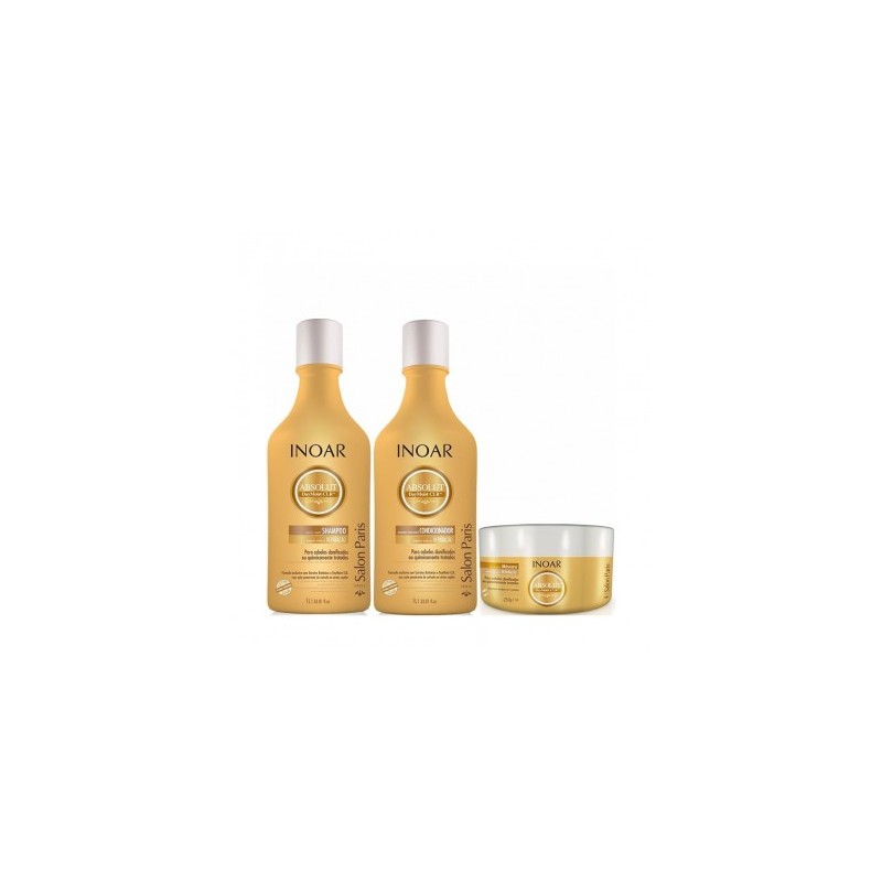 Absolut Day Moist Kit 3x250 ml - Inoar
Beautecombeleza.com Absolut Day Moist Kit 3x250 ml - Inoar
Beautecombeleza.com
