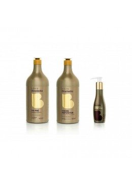 Bioplastia Hair Complexo Reconstructor Kit 3 Products - Lowell Beautecombeleza.com