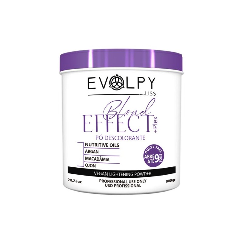 Discoloration  Blond Effect Profissional 800g - Evolpy Liss Beautecombeleza.com