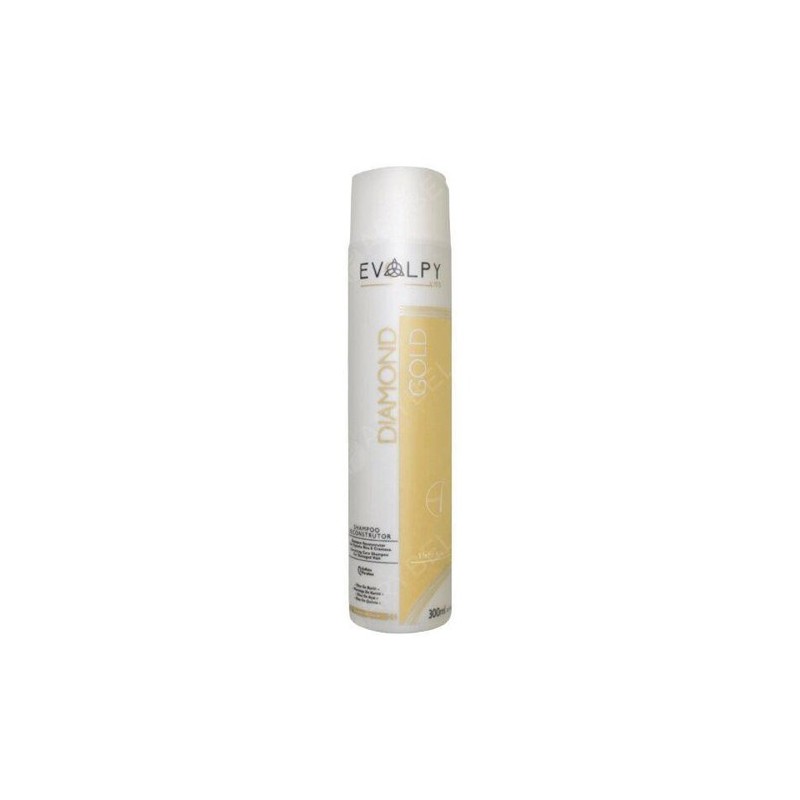 Shampoo Reconstruction Diamond Gold 300ml - Evolpy Liss Beautecombeleza.com