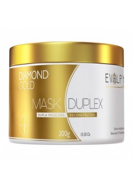 Diamond Gold Mask Duplex 300g - Evolpy Liss Beautecombeleza.com