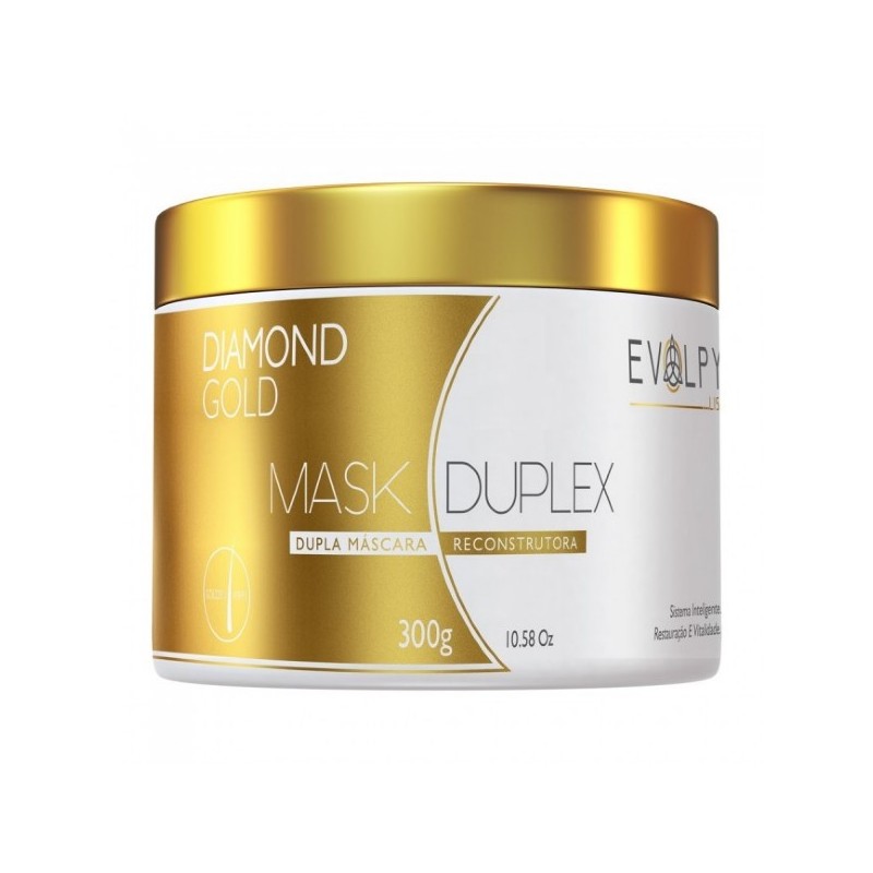 Diamond Gold Mask Duplex 300g - Evolpy Liss Beautecombeleza.com