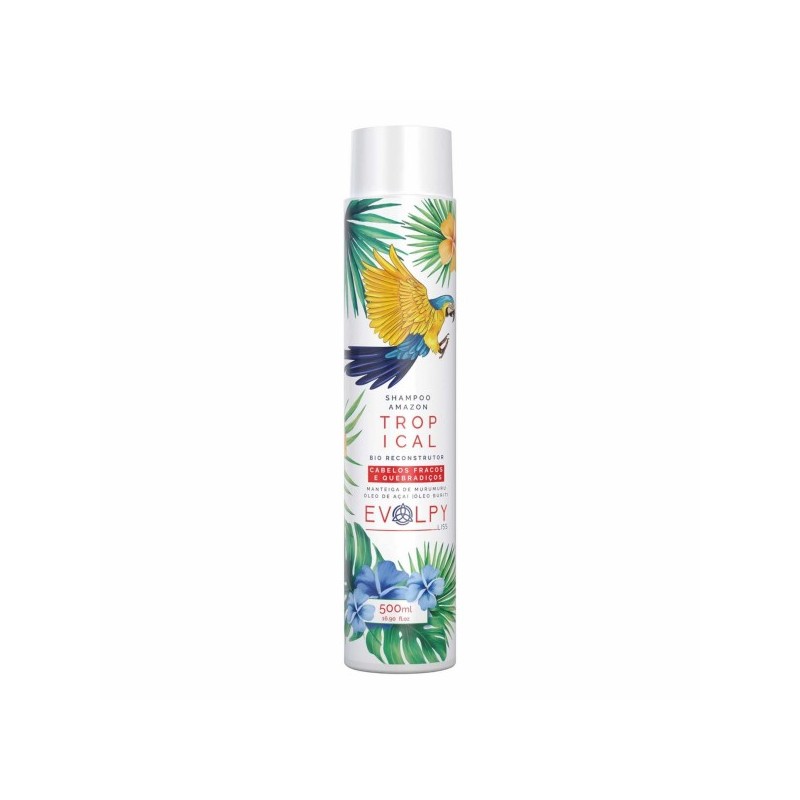 Shampoo Bio-Reconstructor Amazon Tropical 500ml - Evolpy Liss Beautecombeleza.com