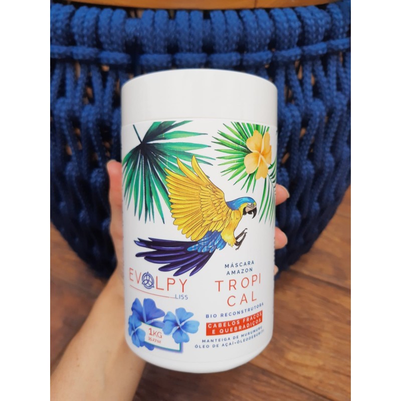 Masque Bio-Reconstructeur Tropical Amazon 500g - Evolpy Liss Masque Bio-Reconstructeur Tropical Amazon 500g - Evolpy Liss