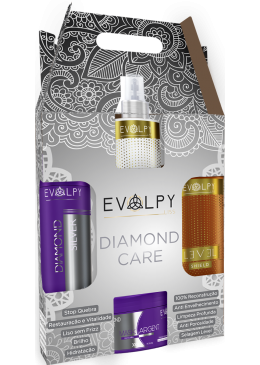 Diamond Silver +  Level  Spray + Keratin Nutritif  Kit 4 - Evolpy Liss Beautecombeleza.com