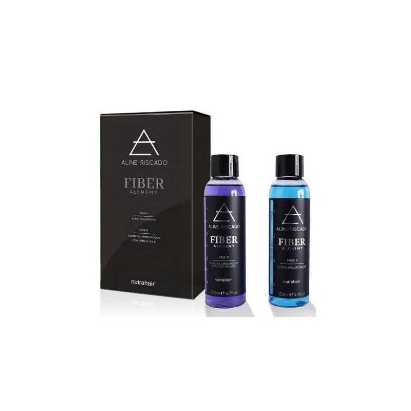 Nutrahair Fiber Alchemy Aline Riscado Kit 2x20ml - Nutrahair 
 Beautecombeleza.com