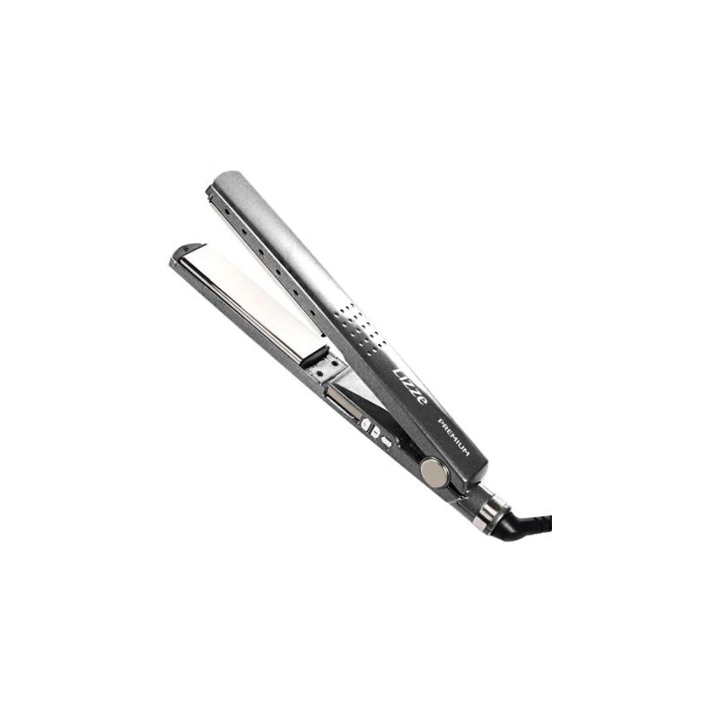 Hair Straightener Gray Premium Titanium 110V 465F - Lizze Beautecombeleza.com