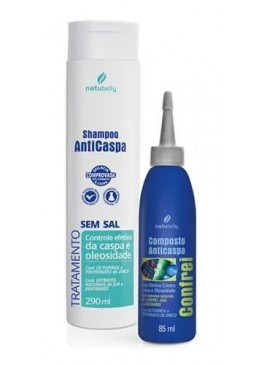 Tratamento Anticaspa Kit 2 Produtos - Natubelly Beautecombeleza.com