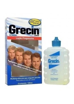 Grecin 2000 Homem Loção Progressiva 120ml - Grecin  Beautecombeleza.com