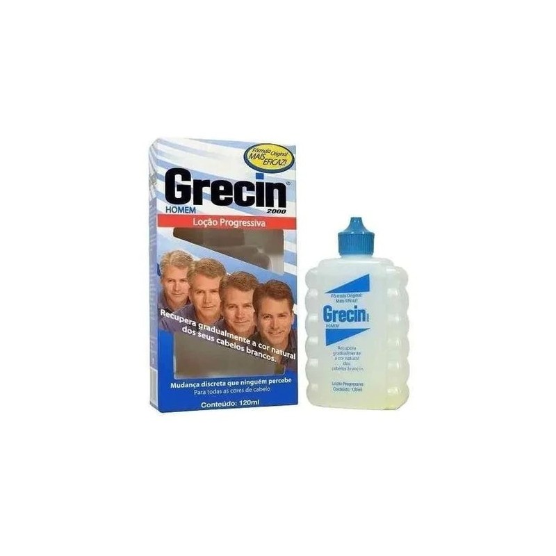 Grecin 2000 Homem Loção Progressiva 120ml - Grecin Beautecombeleza.com Grecin 2000 Homem Loção Progressiva 120ml - Grecin Beautecombeleza.com