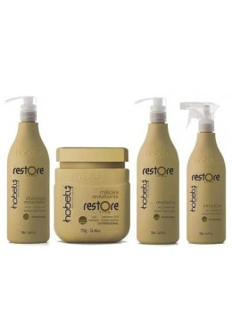 Restore Brush Reducer Sealant Shielding Deep Hair Mask Progressive Kit 4x750ml - Hobety Beautecombeleza.com