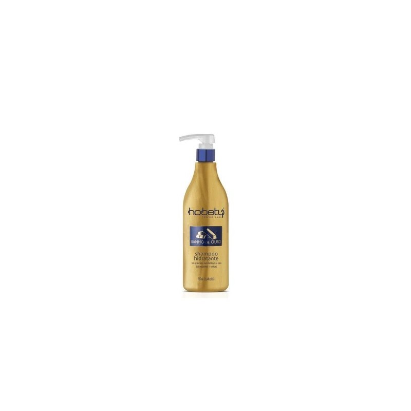 Gold Bath Shampoo Hair Recovry Hydration Hyaluronic Acid Strenghtening 750ml - Hobety Beautecombeleza.com