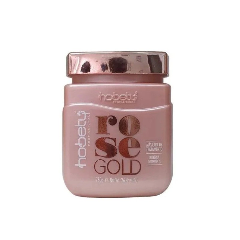 Rose Gold Mask Brittle Hair Growth Strenghtening Hydration Treatment 750g - Hobety Beautecombeleza.com