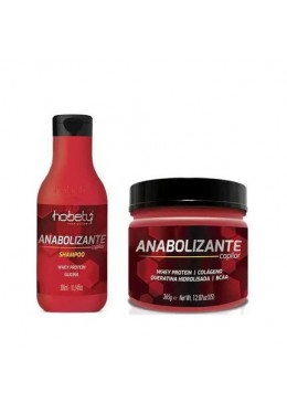 Anabolizante Whey Protein Hair Anabolic Strenghtening Hydration Kit 2 Itens - Hobety Beautecombeleza.com
