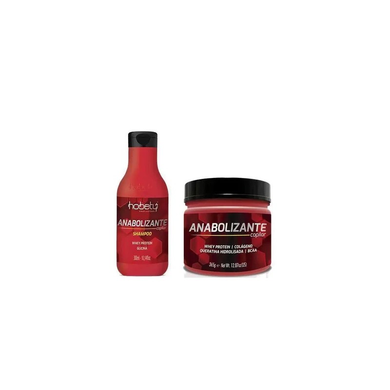 Anabolizante Capilar Whey Protein Kit 2 Itens - Hobety Beautecombeleza.com