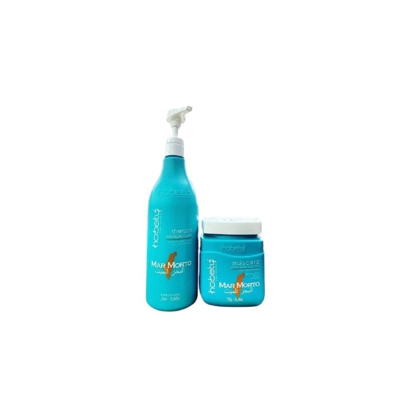 Mar Morto Dead Sea Hair Restorer Protection Shine Treatment Kit 2x750 - Hobety Beautecombeleza.com