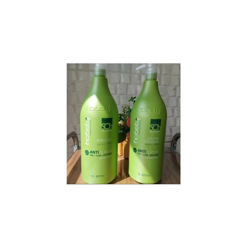 Anti-Fall Jaborandi Hair Moisturizing Growth Regeneration Treatment Kit 2x1.5L - Hobety Beautecombeleza.com