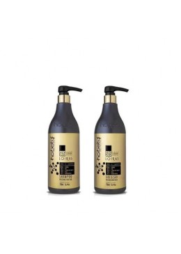 SOS Blonde Reconstructive Strenghtening Bleached Colored Hair Treatment Kit 2x1 - Hobety Beautecombeleza.com