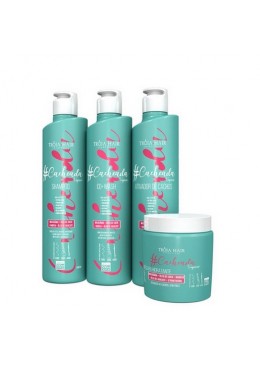 Cacheada -  Boucles Vegan  Kit 4x500 - Troia Hair Beautecombeleza.com