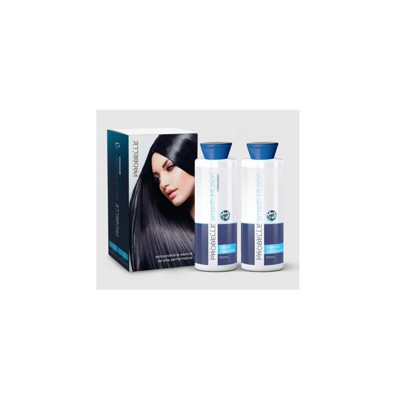 Professional Progressive Hair Brush Smooth Infusion Formol Free 2x1L - Probelle Beautecombeleza.com